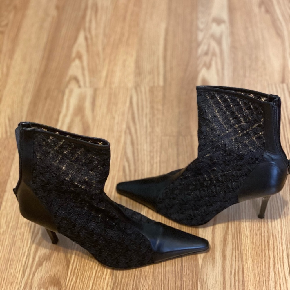 Lace boots high heels any season - Picture 3 of 4